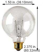 Incandescent Incandescent G12.5 40G12.5CL