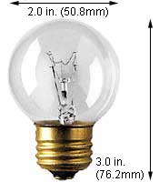 Incandescent Incandescent G16.5 40G16.5CL/MED