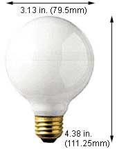 Incandescent Incandescent G25 60G25W/SS
