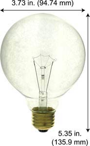 Incandescent Incandescent G30 100G30CL