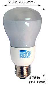 Fluorescent Compact Fluorescent Reflector Shape Medium Screw EL7W/R20/41K