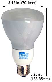 Fluorescent Compact Fluorescent Reflector Shape Medium Screw EL11W/R25/41K