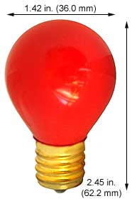 Incandescent Colored Sign Lamps 10S11N/R