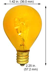 Incandescent Colored Sign Lamps 10S11/79TY