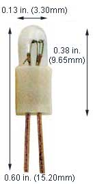 Incandescent Miniature T1 8097