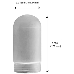 Fixtures Vaportight Fixtures Globes (VPGL-01FROST) VGL1/100WATT