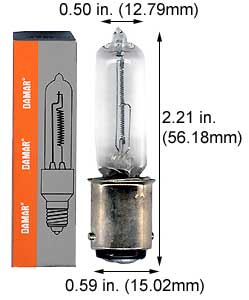 Tungsten Halogen(Quartz) Tungsten Halogen JD 100QCL/DC