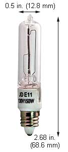 Tungsten Halogen(Quartz) Tungsten Halogen JD 150QCL/MC