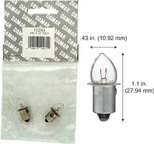 Incandescent Miniature B3.5 PR-3    (Carded)