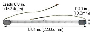 Tungsten Halogen(Quartz) Tungsten Halogen Heat Lamps QH300T3