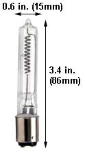 Tungsten Halogen(Quartz) Tungsten Halogen T4 500QCL/DC