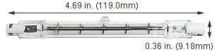 Tungsten Halogen(Quartz) Tungsten Halogen T3 300T3QCL 220-240V