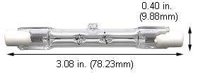Tungsten Halogen(Quartz) Tungsten Halogen J 75T3QCL