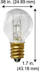 Incandescent Miniature g8 7G8/C