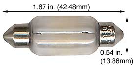 Incandescent Miniature Festoon 6451