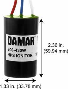 Ballasts Ballast Accessories Ignitors 200-430W HPS  IGNITOR