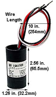 Ballasts Ballast Accessories Ignitors 35W-175W MH/PS IGNITOR