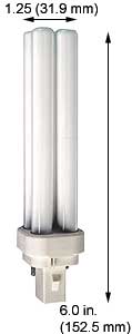 ***CLOSEOUT*** Compact Fluorescent Plug-in Compact Fluorescent PL-C18W/27