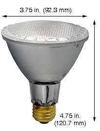 ***CLOSEOUT*** Tungsten Halogen(Quartz) Par 35PAR30QWFL/LN/50 
