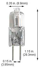 Tungsten Halogen(Quartz) Tungsten Halogen JC JC35-35W 12V G4 BASE
