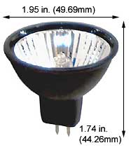 Tungsten Halogen(Quartz) Tungsten Halogen MR16 EXN/BLACK 50W 12V MR16 FLOOD
