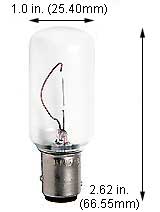 Incandescent Incandescent T8 25T8DC/N 