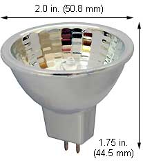 Tungsten Halogen(Quartz) Tungsten Halogen MR16 Q35MR16/C/FL40-FMW #20825