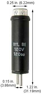 Incandescent Miniature T2 120PC