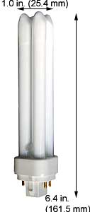 ***CLOSEOUT*** Compact Fluorescent Plug-in Compact Fluorescent F26DBXT4/SPX27/4P 