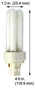 ***CLOSEOUT*** Compact Fluorescent Plug-in Compact Fluorescent CF13DD/830 