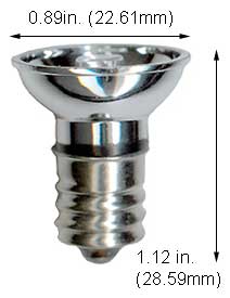 Incandescent Miniature T2 12RC 12V .17A ANNUCIATOR REFLECTOR