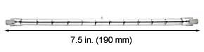 Tungsten Halogen(Quartz) Tungsten Halogen T3 Q750T3/CL