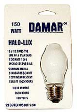Tungsten Halogen(Quartz) Tungsten Halogen Bulbs Medium Halolux D HT150BT15/SW