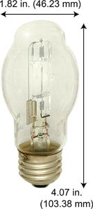 Tungsten Halogen(Quartz) Tungsten Halogen Bulbs Medium Halolux HL150BT15/CL/SSFC  220-240V