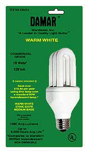Fluorescent Compact Fluorescent DLS(SLS) Shape Medium Screw DLS/18/2700K
