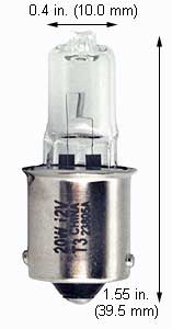 Tungsten Halogen(Quartz) Tungsten Halogen JD Q20T3CL/BA15S 12V JC20/BA15S