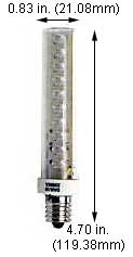 Incandescent Exit Sign Bulbs NMCL20E17