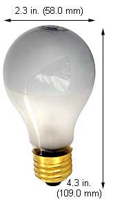 Incandescent Incandescent A19 60A99SBIF