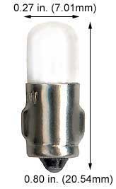 Incandescent Miniature T2 3898 White