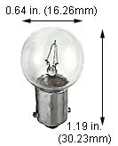Incandescent Miniature G5 1458