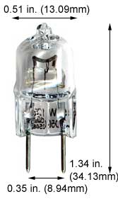 Tungsten Halogen(Quartz) Tungsten Halogen T4 JCD50G8/SHORT