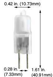 Tungsten Halogen(Quartz) Tungsten Halogen JC JC75-FROST 