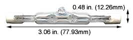 Tungsten Halogen(Quartz) Tungsten Halogen J Q50T3CL 