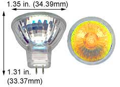 Tungsten Halogen(Quartz) Tungsten Halogen MR11 FTD/CG/YELLOW 