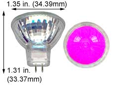 Tungsten Halogen(Quartz) Tungsten Halogen MR11 FTD/CG/PINK