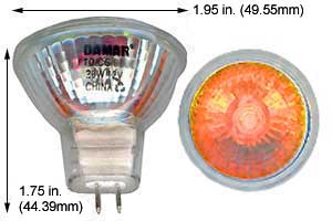Tungsten Halogen(Quartz) Tungsten Halogen MR16 EXN/CG/ORANGE