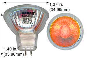 Tungsten Halogen(Quartz) Tungsten Halogen MR11 FTH/CG/ORANGE 