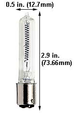 Tungsten Halogen(Quartz) Tungsten Halogen JD 500QCLDC 