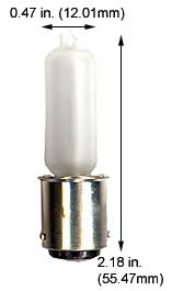Tungsten Halogen(Quartz) Tungsten Halogen JD 50QDC/FROST 120V