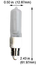 Tungsten Halogen(Quartz) Tungsten Halogen JD 35QMC/FROST 130V